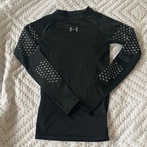 Boys Under Armour Black Performance Top